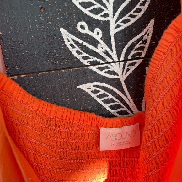 Plus Size Coral Mini Dress - Picture 4 of 4